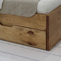 Łóżko drewniane Sumatra z szufladami 003