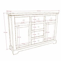 Komoda drewniana Prowansja II 005