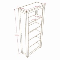 Regał drewniany Lampung 004